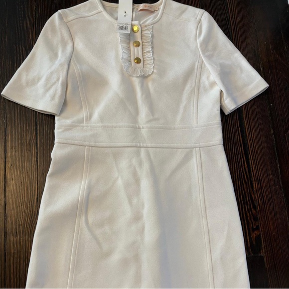 Tory Burch White Dress Womens - Picture 1 of 1